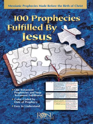 cover image of 100 Prophecies Fulfilled by Jesus